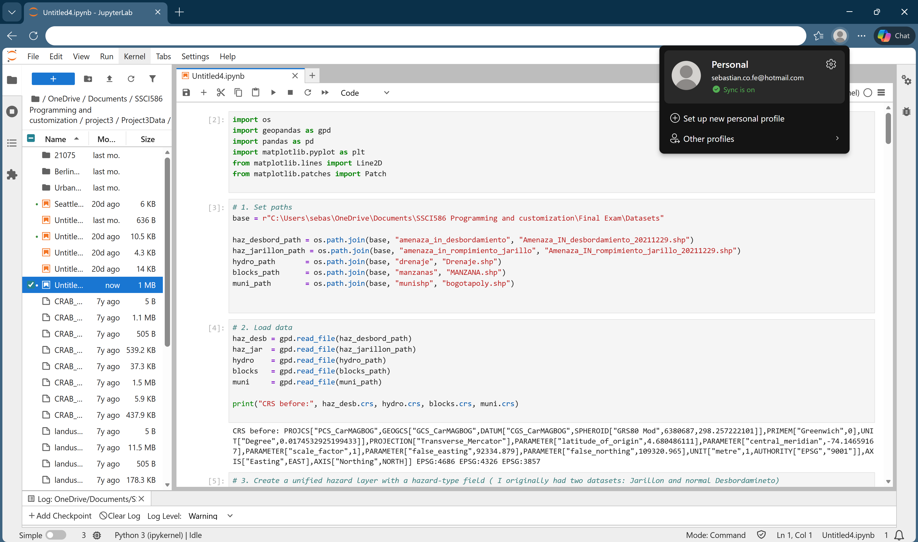 Unified hazard creation — Jupyter Notebook